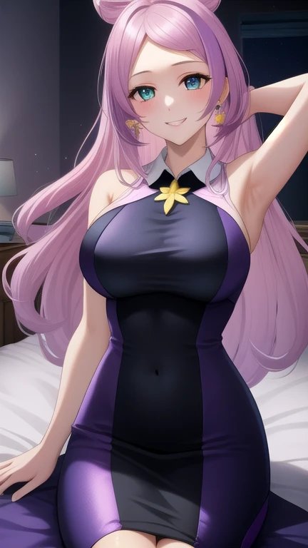 lacusclyne, lacusclyne, (Purple eyes:1.1), Hair Ornament, Long hair, wave hair ornament, Pink hair, Smile, Open mouth,
((bunnygirl))、((pantyhose))
BREAK looking at viewer, (Cowboy Shot:1.5),
BREAK (masutepiece:1.2), Best Quality, High resolution, Unity 8k壁纸, (Illustration:0.8), (Beautiful detailed eyes:1.6), extra detailed face, Perfect Lighting, extremely details CG, (Perfect hands, Perfect Anatomy),