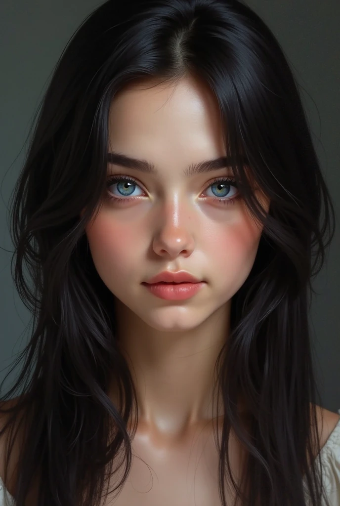 (close-up, editorial photograph of a 21 year old woman), (highly detailed face:1.4) (background inside dark, moody, private study:1.3) POV, by lee jeffries, nikon d850, film stock photograph ,4 kodak portra 400 ,camera f1.6 lens ,rich colors ,hyper realistic ,lifelike texture, dramatic lighting, strong contrast, cinestill 800, tout le corps nue, nue