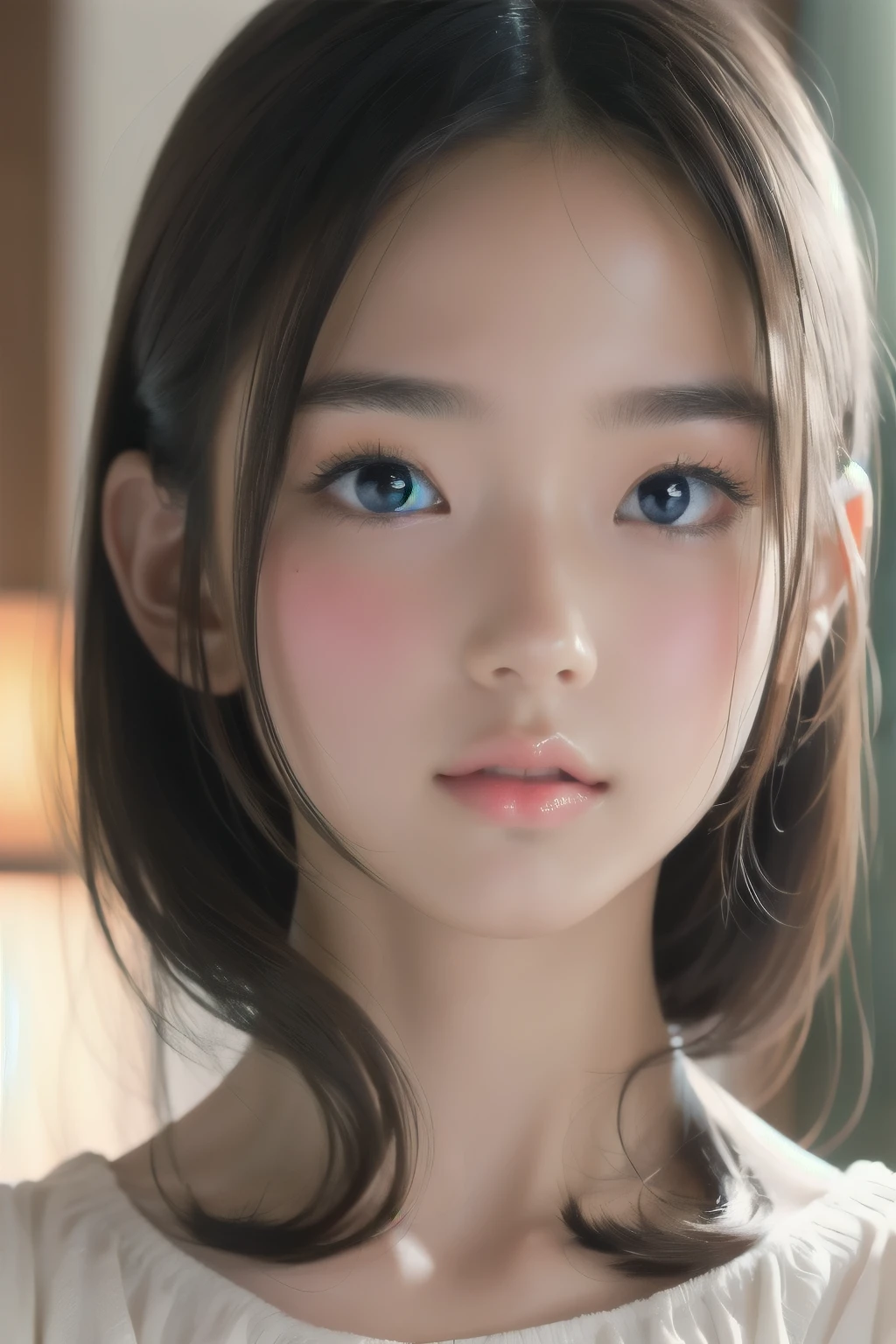 ((sfw: 1.4)), ((detailed face, cute face,brown eye)), ((professional photography)), ((wedding dress, smile, 1 Girl)), Ultra High Resolution, (Realistic: 1.4), RAW Photo, Best Quality, (Photorealistic Stick), Focus, Soft Light, ((15 years old)), ((Japanese)), (( (young face))), (surface), (depth of field), masterpiece, (realistic), woman, bangs, ((1 girl))