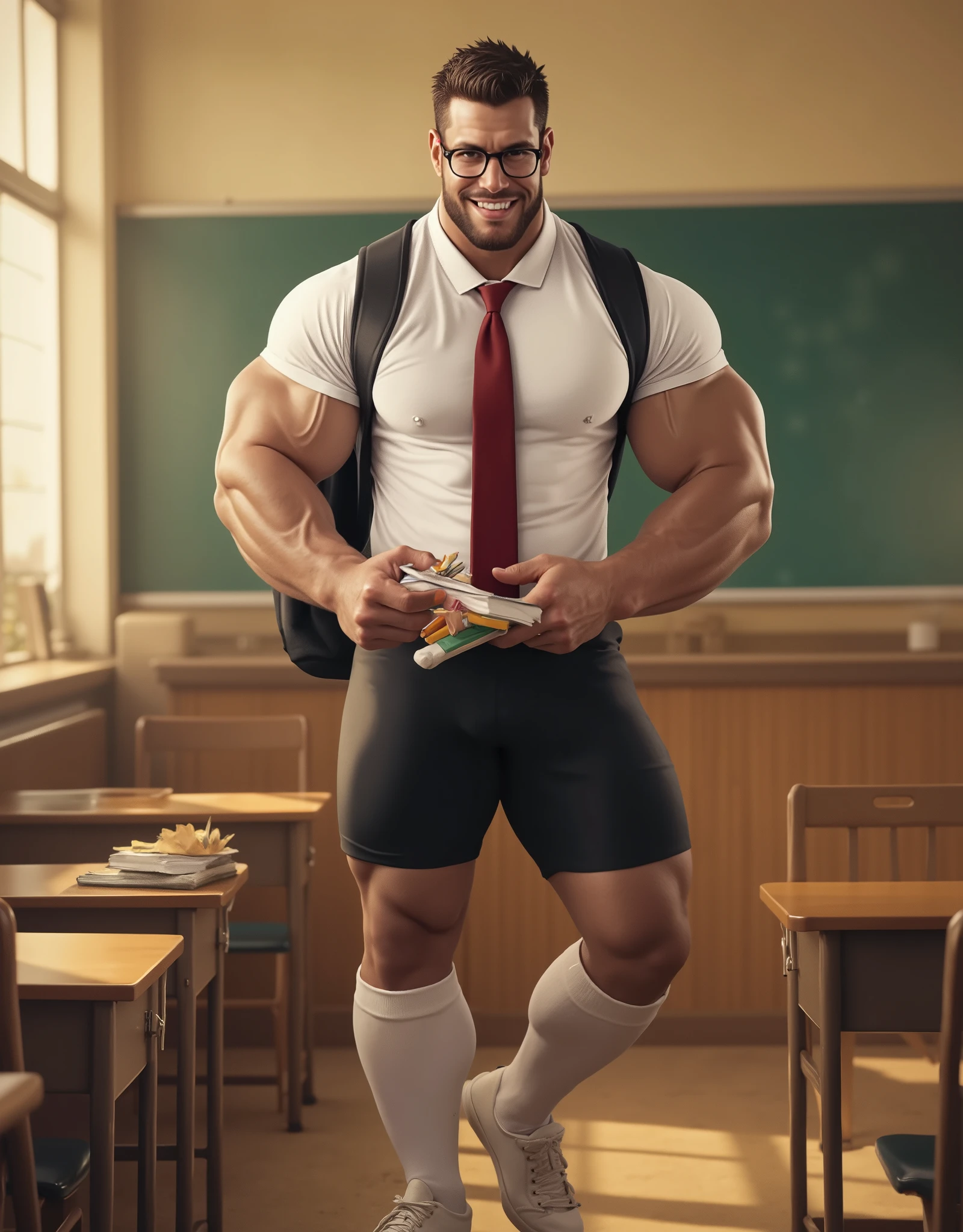 shirtless and wearing only sexy briefs with a extremelt huge bulge, this man proudly shows off his sculpted abs, muscular body, and well-defined limbs.