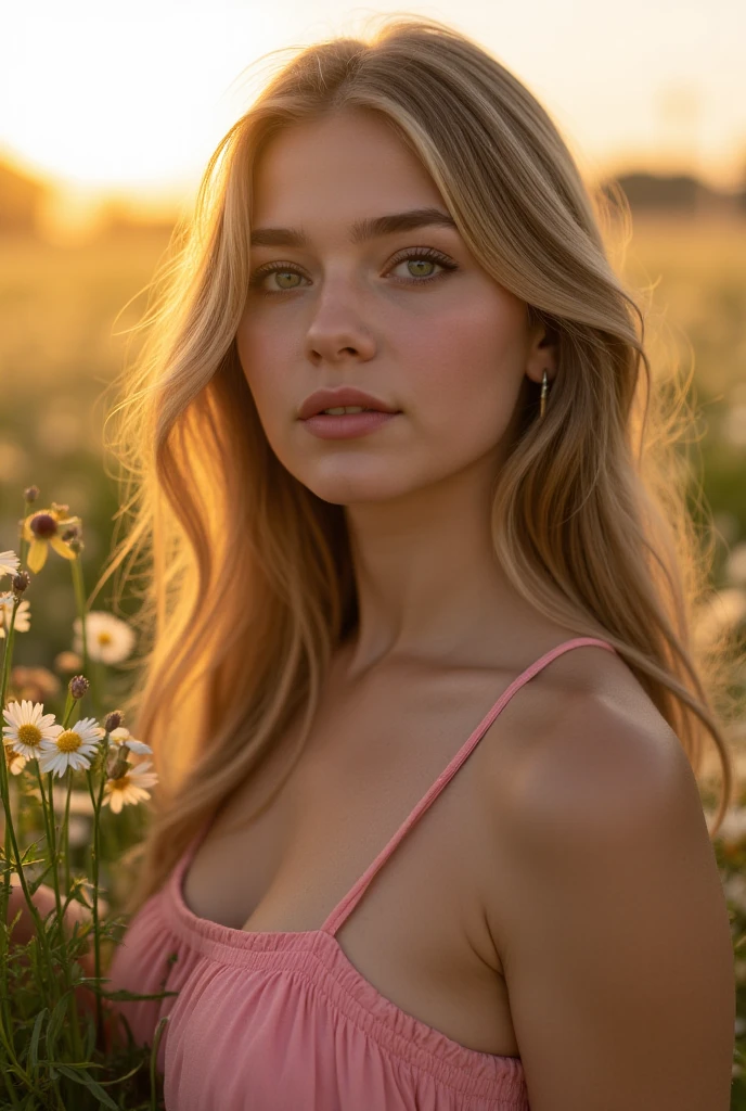 "(best quality, chef-d'artwork:1.2), 1 fille, Pose, particules, Vent, fleur, haut du corps, fond simple, regarder le spectateur, cheveux blonds, galaxie, Ultra detailed details, oil painting'huile, soft lighting, tons pastels, air frais."