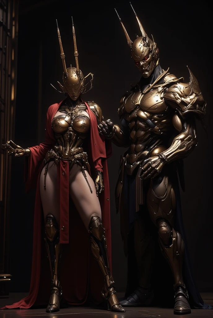 A beauty girl with black hair, (HYPER-REALISTIC:1.5), (PHOENIX GOLD HELM:1.1), (MUSCULAR BODY SHAPE,HUGE FAKE BREAST:1.5), (CLEAVAGE:1.5), (MUSCLE ABS:1.3), (MECHA GUARD ARMS:1.1), ((RED SHINY FUTURISTIC MECHA CROP TOP, BLACK MECHA SKINTIGHT LEGGINGS, WHITE MECHA GUARD ARMOR LEGS, HIGH HEELS:1.5)), (WET SWEATY BODYSKIN, LONG LEGS:1.1), (LOOKING AT VIEWER:1.3), (female focus:1), (WALKING IN HALLROOM OF FUTURISTIC SPACE STATION:1), (BRIGHT LIGHT WHITE_ROOM:1.3), HYPER TEXTURE, (4X MSAA), (UNREAL ENGINE 5 RENDER), PHYSICALLY-BASED RENDERING, ULTRA HIGHT DEFINITION, 16K, 1080P.