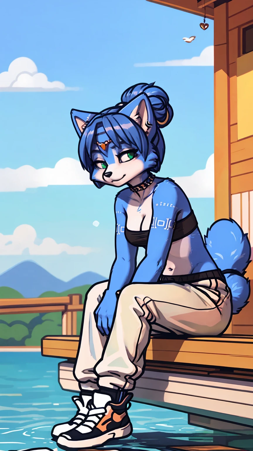 by fluff-kevlar, by Zackary911, by Kenket, by Kilinah, by fluff-kevlar, (masterpiece), (best quality), (cinematic lighting), (anthro furry:1.3, snout:1.2, anthro:1.3, furry:1.2, solo female:1.2), solo, fully body, full body, (happy expression, perfect posture, smile), restaurant background, long hair, light blue hair, snow leopard, blue eyes, nude, naked, no clothes, small breasts, perky nipples ,sitting on restaurant floor, legs spread, blushing, panting, fingering vagina, short tail,