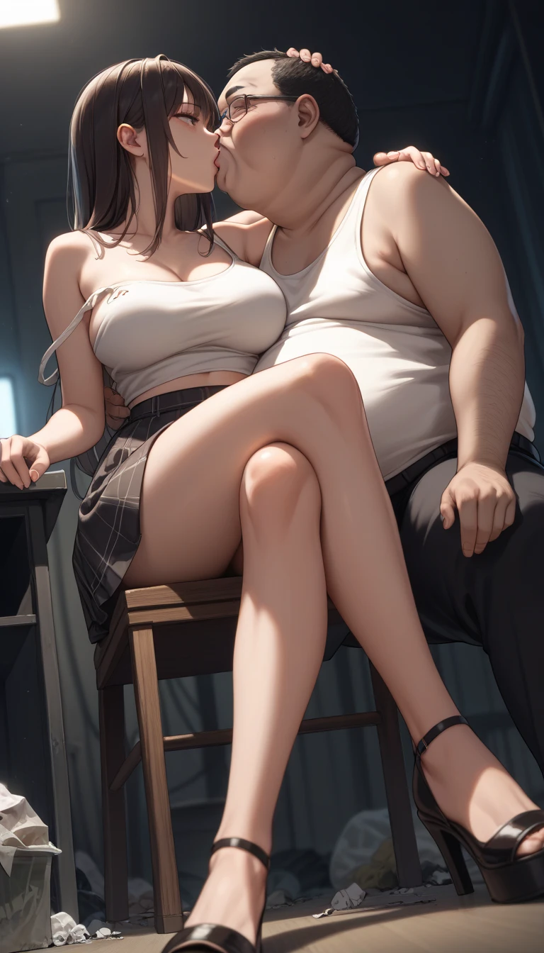 (8k, RAW Photos, highest quality, masterpiece: 1.2),boy1 personと女の子1 person,Facing each other,((8 year old boy,1 person)),30 year old Japanese woman,Mother,housewife,(Huge breasts:1.6),(Pure white lace full cup bra:1.3),(White sheer lace panties:1.1),Mature Woman,Natural smile,Kneel,(boy,Touching a woman's breasts,Touch with your hands:1.1)