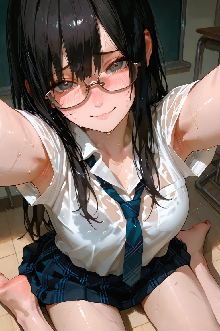 nsfw,uncensored,(masterpiece), (photo realistic1.4), ultra high res, best quality, 8k BREAK solo, solo, 1girl, (idol master),(fumika sagisawa) ,(19years old, beautiful girl), (beautiful eyes),(((beautiful black hair))), (((long straight hair))), ((hair band)),(blunt bangs),one eye covered by bangs,((wearing glasses:1.9)),((completely nude)),(pubic hair),(wet hair), (wet skin), ((Sweat)), ((vapor)), (flat chest,large breast large areola),((wash my face:1.5), (Front view),(((multiple boys:1.9, peeing on a girl,multiple penises:1.9, gangbang))),((ecstasy torogao, saliva trail, nose blush,one eye closed,out tongue)),cleavage of the breast,happy,((smile:1.9),((cum on body:1.9)),((cum on face:1.9)),((cum on hair:1.9)),((cum in mouths:1.1)),((sitting,cupping hands, open mouth, own hands together)),((one eye closed)),(((looking at viewer),(Washroom),1boy, 1girl,  blush, open mouth, breast grab, cowgirl position, girl on top, grabbing, hetero, large breasts, long hair,  nipples, nude, pov, sex, penis, vaginal, straddling, sweat,  black hair, 