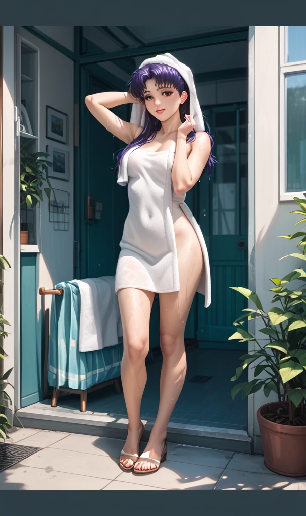 masterpiece, high quality, best quality, high resolution, 4k, high definition, beautiful lighting,highly detailed face, well-drawn hands, well-drawn legs, well-drawn feet, well-drawn eyes, 1girl, medium boobs, medium ass,standing looking towards the viewer, leaning towards the viewer, smiling, from side, fingers on lips, red lips,