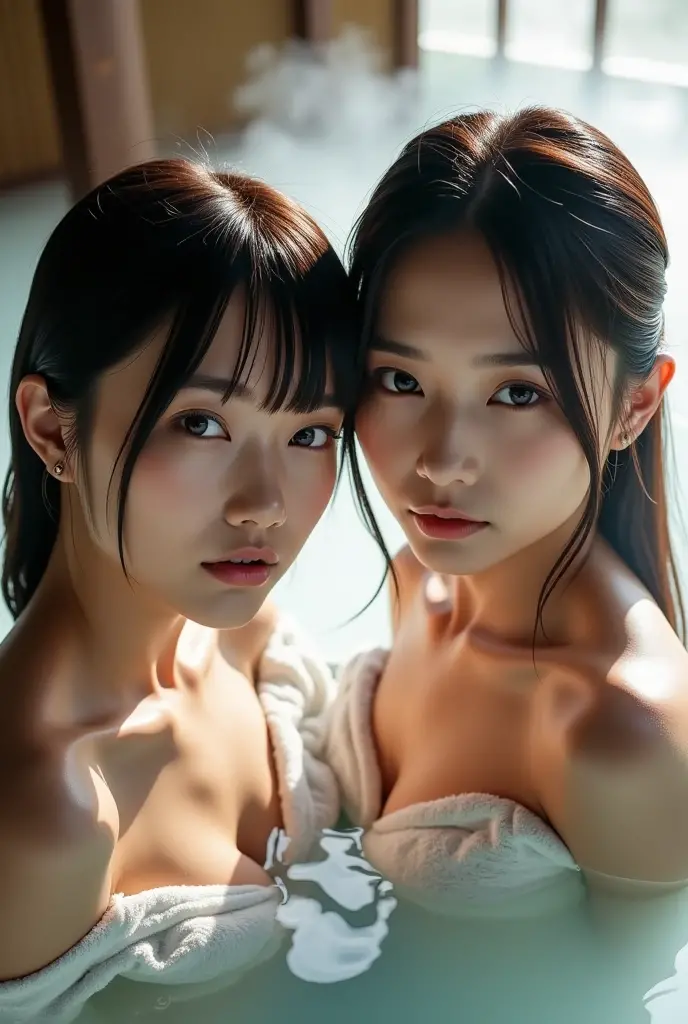 Tabletop、masterpiece,(Completely :1.3) (Stock Emphasis:1.3)、Glamour、Natural light、 Attention to detail, Depth of written boundary, 135mm, Textured skin, Super detailed, high quality, Awards, 最high quality, High resolution, 8K, White skin,30 years old、(Two women facing each other:1.5),Correct skeleton,(Big B,(Thick thighs),(Toned arms),(Big Ass),(Beautiful k),(Side Shot;1.3),(Side view:1.5),(Black background),(raise hand:1.2),(Beautiful armpits:1.2)