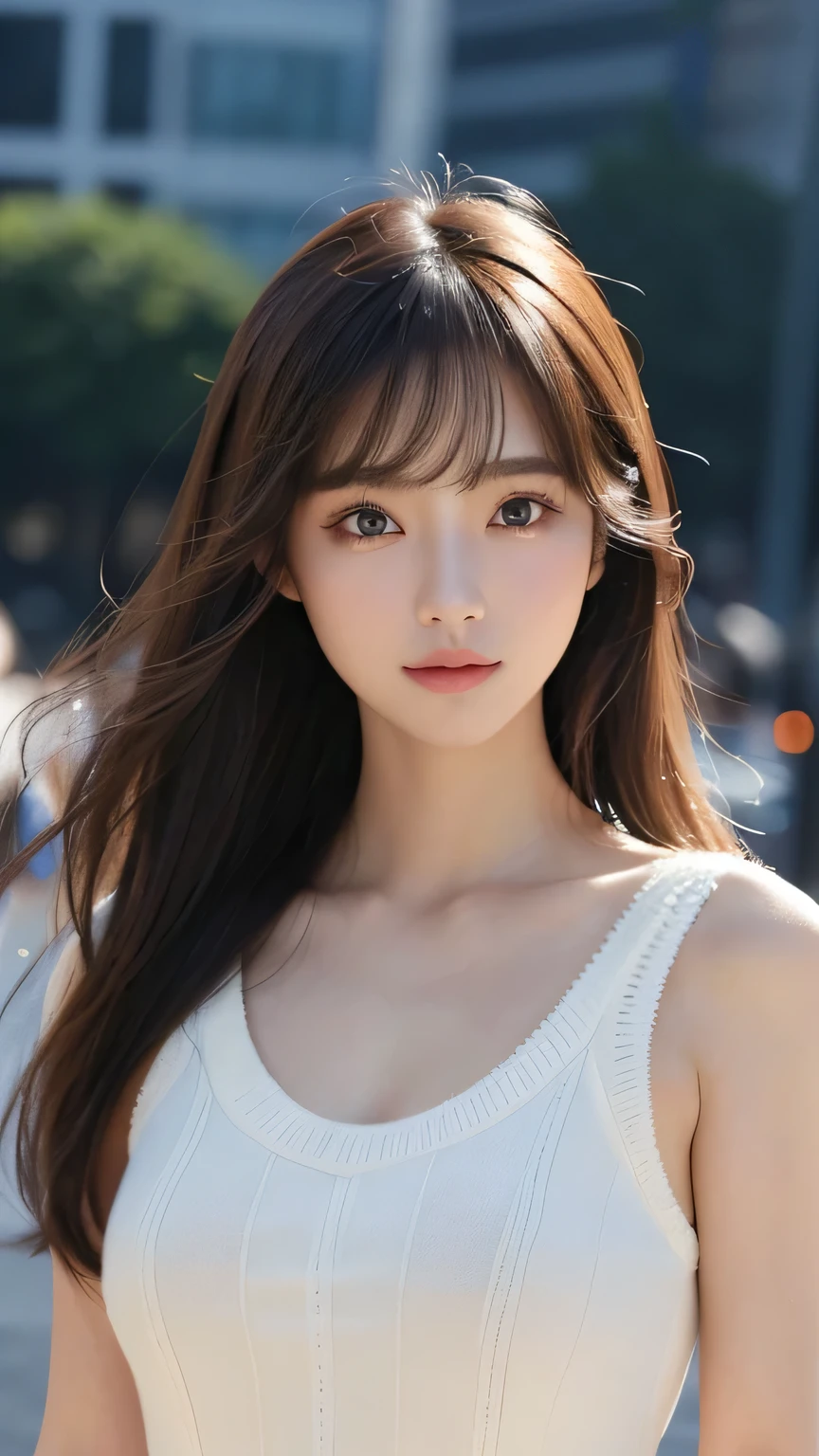 masutepiece, Best Quality, Illustration, Ultra-detailed, finely detail, hight resolution, 8K Wallpaper, Perfect dynamic composition, Beautiful detailed eyes, Natural Lip, Knitted Dresses , Big breasts, cleavage, Random sexy poses