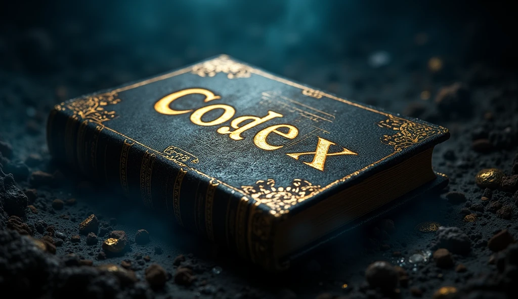 Make an cool image of the word the codex