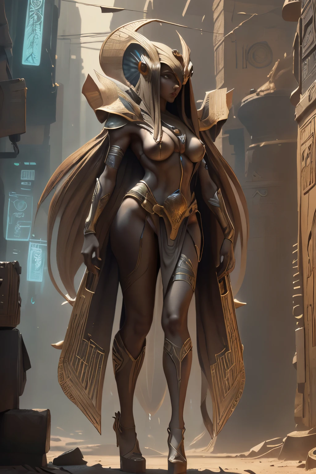 Top quality, Masterpiece , realistic, high definition, RAW 8K, 1 girl、long hair、goddess、,、mobile creatures、Vega alien、 Lower body melted, dark beige tone, rotating liquid, science fiction concept art, photo fractal dimension, great lost connection,change、Simultaneous occurrence、 full height