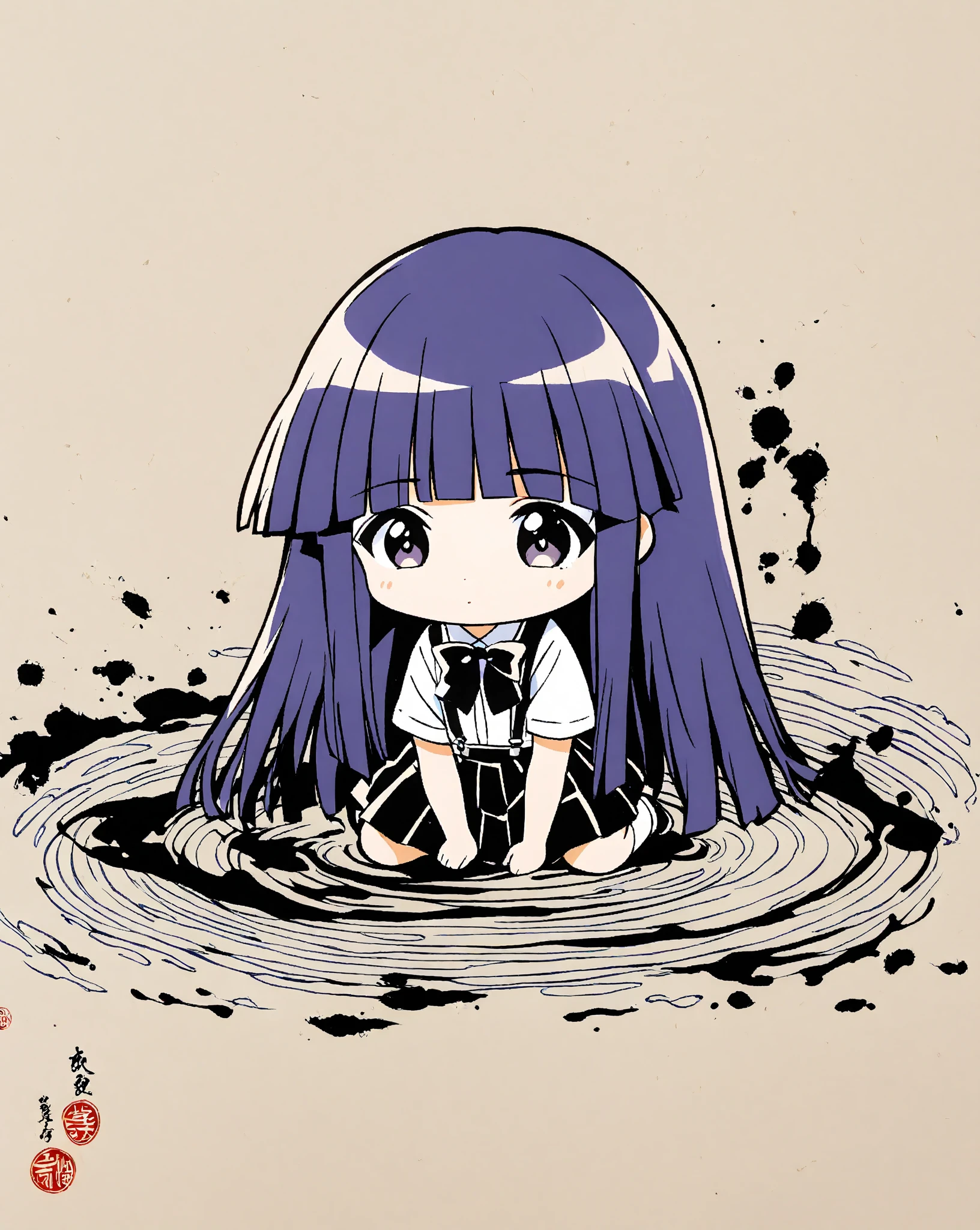 (((nsfw))),(((((((ultra detailed)))))))),((((megami magazine)))),(((((((in small Private room))))))),(((black wall))),((((on the small black mat)))),(((((1loli))))),(((((petite))))),(((((large breasts))))),(((((nude))))),((((((squatting openlegs)))))),(((Pushing hips forward))),(((arched back))),((((spread pussy)))),((((pussy juice)))),((((sweat)))),(((((steam))))),(((((arm up))))),(((((armpit))))),((((((hand in own hair)))))),((((very long straight hair)))),(((black hair))),((smile)),(happy),surprised,(afterglow),orgasm,((open mouth)),(((((cum on hair))))),(((((excessive cum))))),(((((cum in pussy))))),(((((cum drip))))),((((cum facial)))),((((cum on belly))))