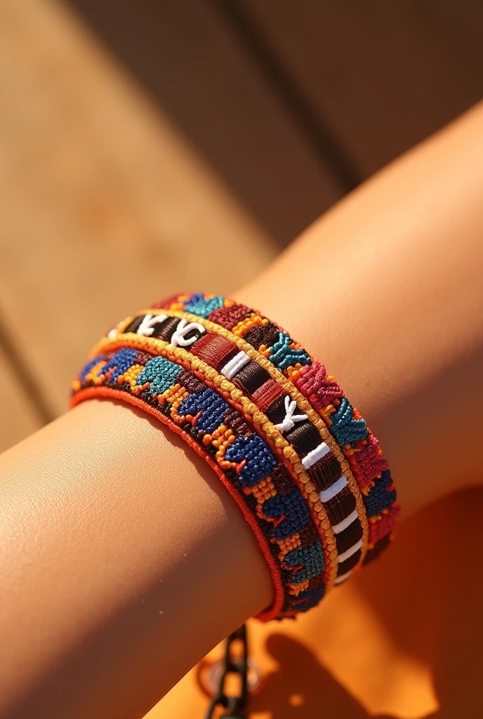 Make some bracelets in this style 