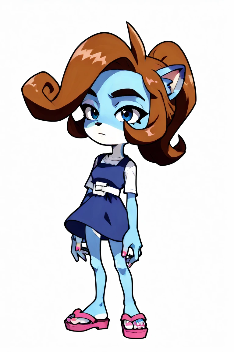 score_9, score_8_up, score_7_up, BREAK, 1girl, necoarc, cat ears,
ladyjessica,brown hair, brown eyes, long hair, large breasts, dress, puffy sleeves, boots,
chibi, slit pupils, solo, full body, white background <lora:necoarc-guy-PONY-v1:1> <lora:LadyJessicaXL:0.3:0.8>