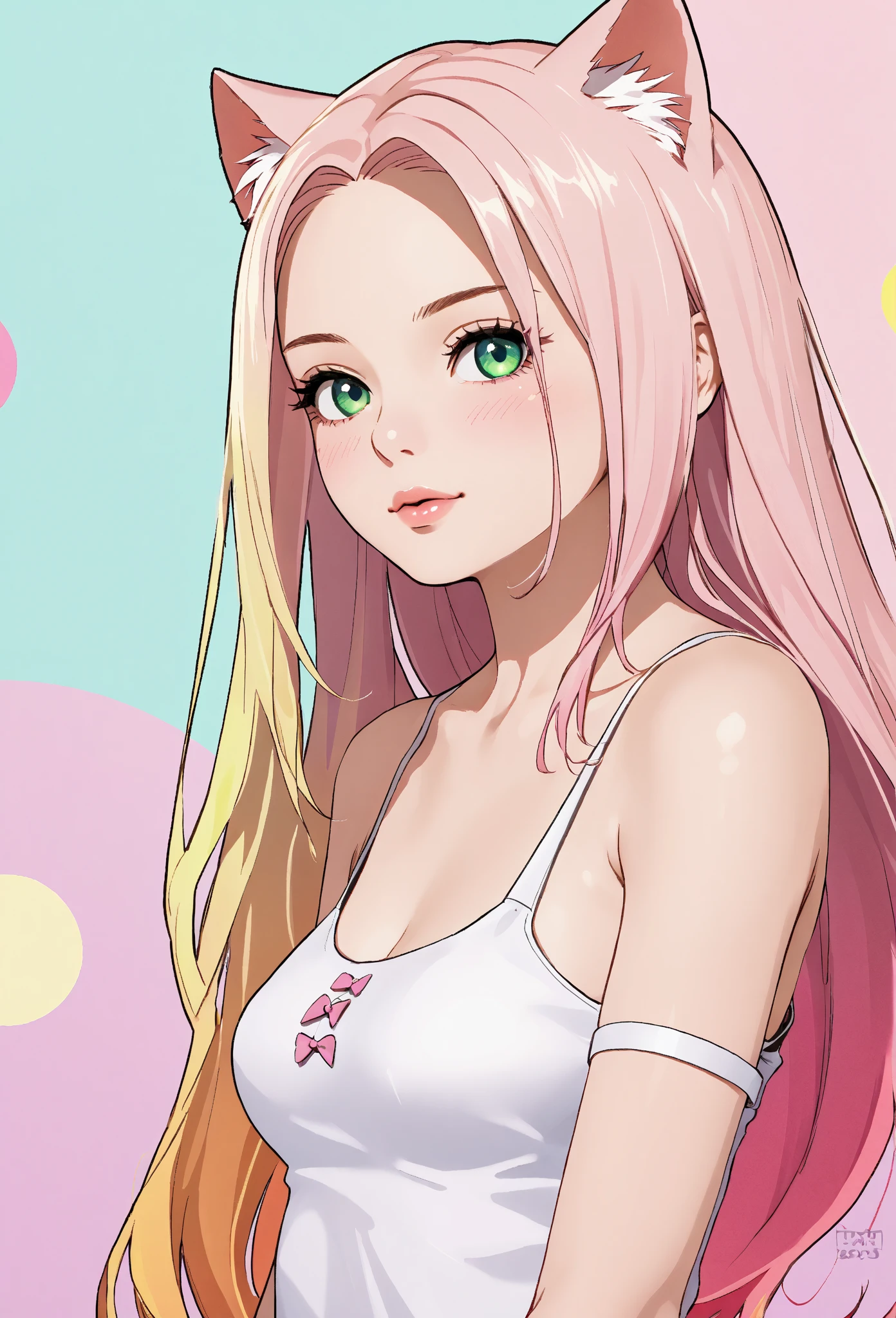Sweet and cute girl without clothes, naked sexy buttocks and boobs