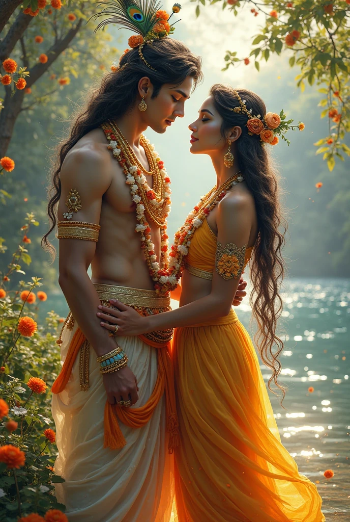 A childhood photo of Radha krishna
