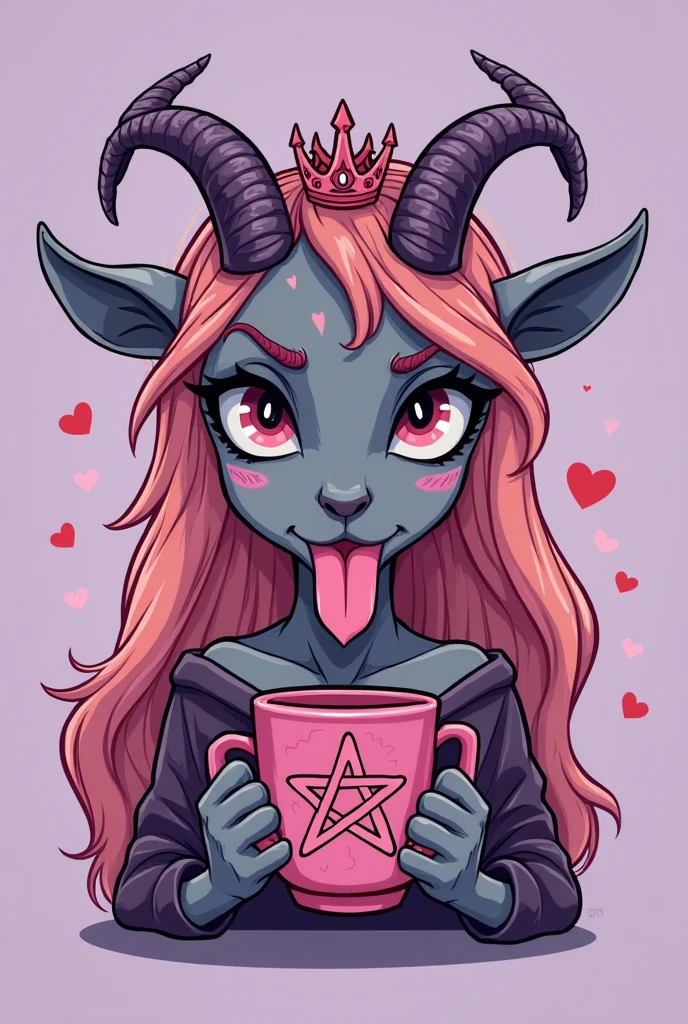  Half body, A pretty woman, long black wavy hair, Brown eyes, unclothed, cat ears and tail, fangs, horns, sexy, holding a skull, and filled the place with red roses.