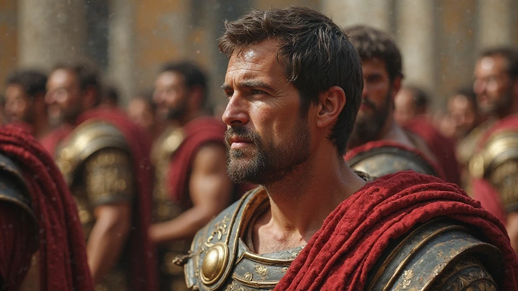 A dark, tense scene in ancient Macedonia showing Alexander the Great in deep thought, surrounded by shadowy figures whispering conspiracies, as a brooding King Philip II stands in the background.highly detailed, hd, ultra realastic, lifelike vision.