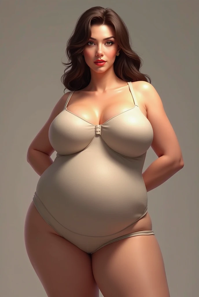 a obese , chubby cheeks, round face, double chin, thick arms and legs, wearing tight underwear, standing in a school setting, realistic, detailed, highly detailed, intricate details, photorealistic, 8k, masterpiece, cinematic lighting, dramatic shadows, vibrant colors