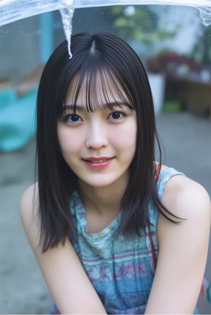 Photo quality,Masterpiece,Realistic,(14 year old cute Japanese girl:1.9),(Detailed young face:1.9),(Very embarrassed look:1.9),(Thin legs:1.9),((Wear cute, trendy clothes:1.9)),(Random perspective shots),((On the way to school:1.9)),(Inner thigh visible:1.9),((Droopy eyes:1.9)),((Body type of a 14 year old girl,Small Tits:1.9)),(Hair tousled by the wind:1.9),((Skinny Legs)),Very pale skin,Show your forehead,Detailed body,Detailed hands,No makeup