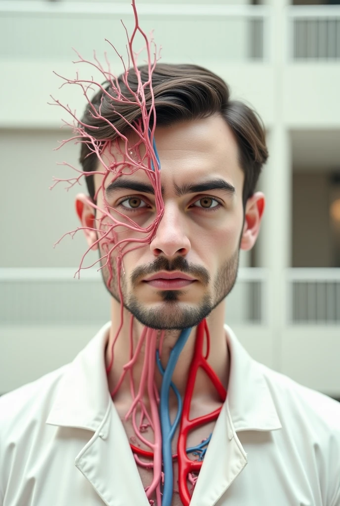 best quality, master part, ultrahigh-resolution, (fotografia realista:1.4), Surrealismo, Semelhante a um sonho,FusionArt, Humanos demonstrando com olhar triste e desesperador , in your transparent head, Inside there are creatures with human emotions, representando a sua mente.