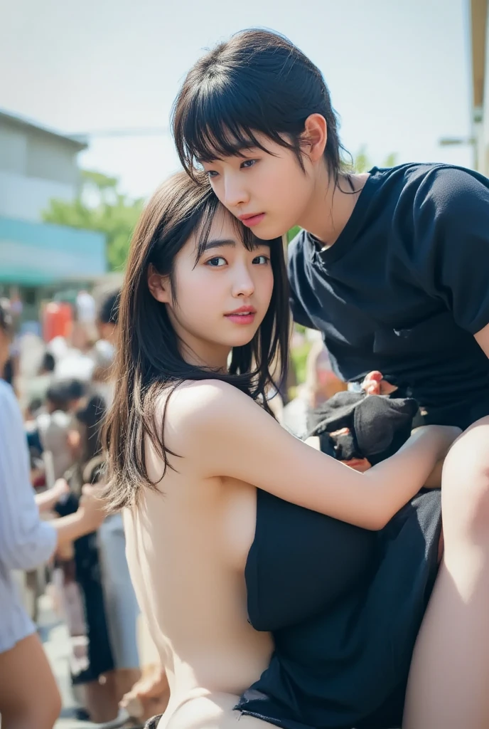 highest quality、4K quality、Man Attacking、Nun girl riding guy、Man touches woman's chest（1.8）、slender、Small face、16 years old、Tears（1.7）、Wet crotch（1.7）、nude crotch