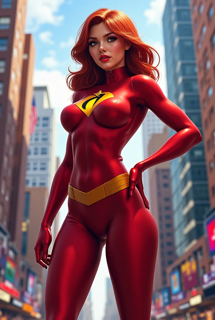 wedgie at superheroine