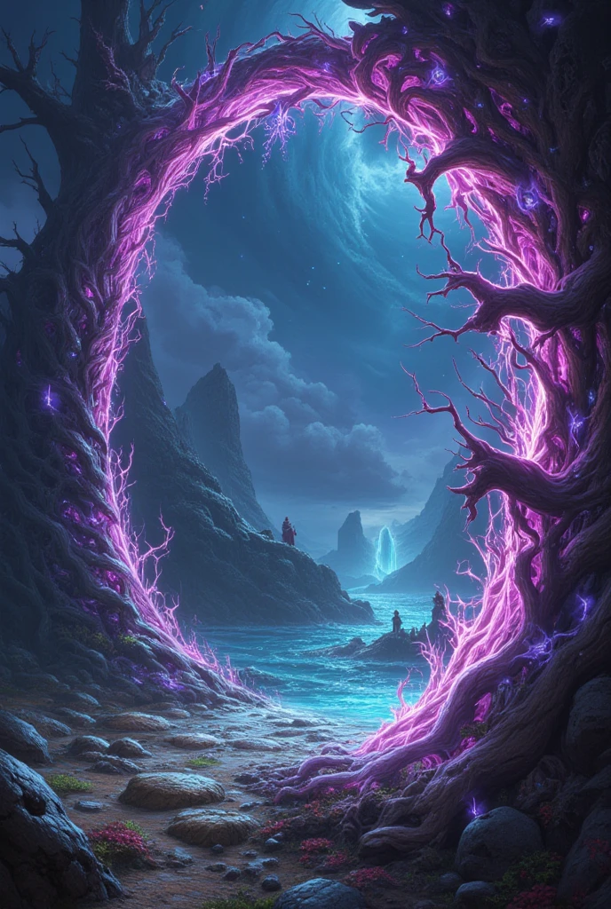 (masterpiece, best quality:1.2), illustration, 8k wallpaper, colorful,
(portal:1.1), (otherworldly creature:1.2), (magical energy:1.1), (floating debris:1.05), (dark and mysterious environment:1.05), (multiple arms:1.05), (glowing third eye:1.1), (bright light:1.05), (illumination:1.05), (fantasy:1.15), (surreal:1.1), (enigmatic:1.05), (intriguing:1.05), (ethereal:1.08), (mystical:1.1), (cosmic:1.05), (interdimensional:1.1), (unearthly:1.05), (spellbinding:1.1), (unforgettable:1.05),
(fantasy art:1.1), (digital art:1.05), (magical realism:1.08), (epic:1.1), (concept art:1.05), (highly detailed:1.1), (cinematic:1.05), (surrealism:1.05), (mystery:1.05), (astonishing:1.1), (by Andrey Surnov:1.05), (mind-bending:1.1), (fascinating:1.05), (unbelievable:1.05), (otherworldly landscapes:1.1), (breathtaking:1.05), (incredible:1.05), (portal opening:1.05)