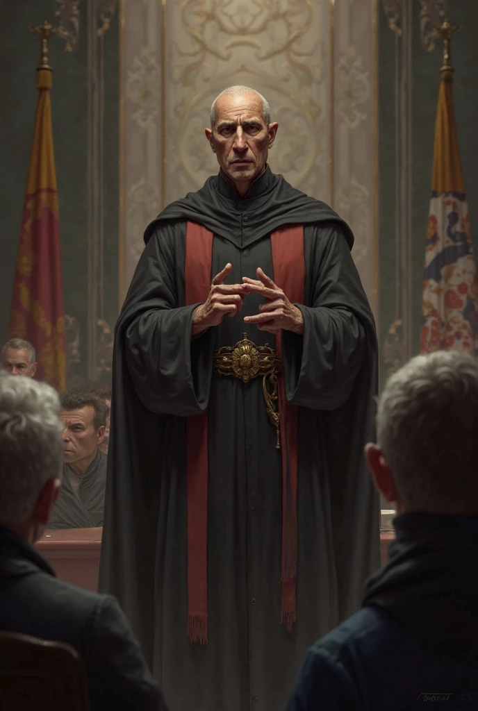 painting of the year (masterpiece) (4k) ((man of evil)) (every accusation is a confession)