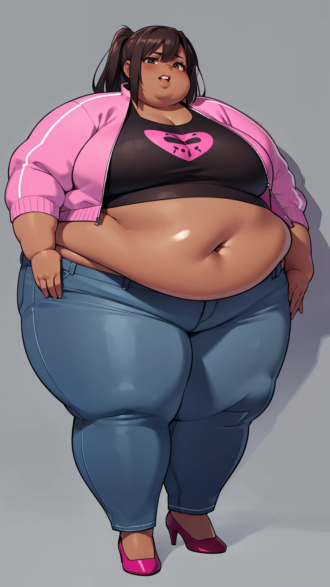 full body in image, full woman, (feet on image), simple hair, female body, all stars Sneakers,, white micro short jeans, short jeans, denim shorts, curvy body, large hips, beautiful woman, thicc body, big thighs, voluptuous body, full thick body, dinamic pose, curve body. detalied pose, body, simple background, expressive face, focus on face, line art, sketch