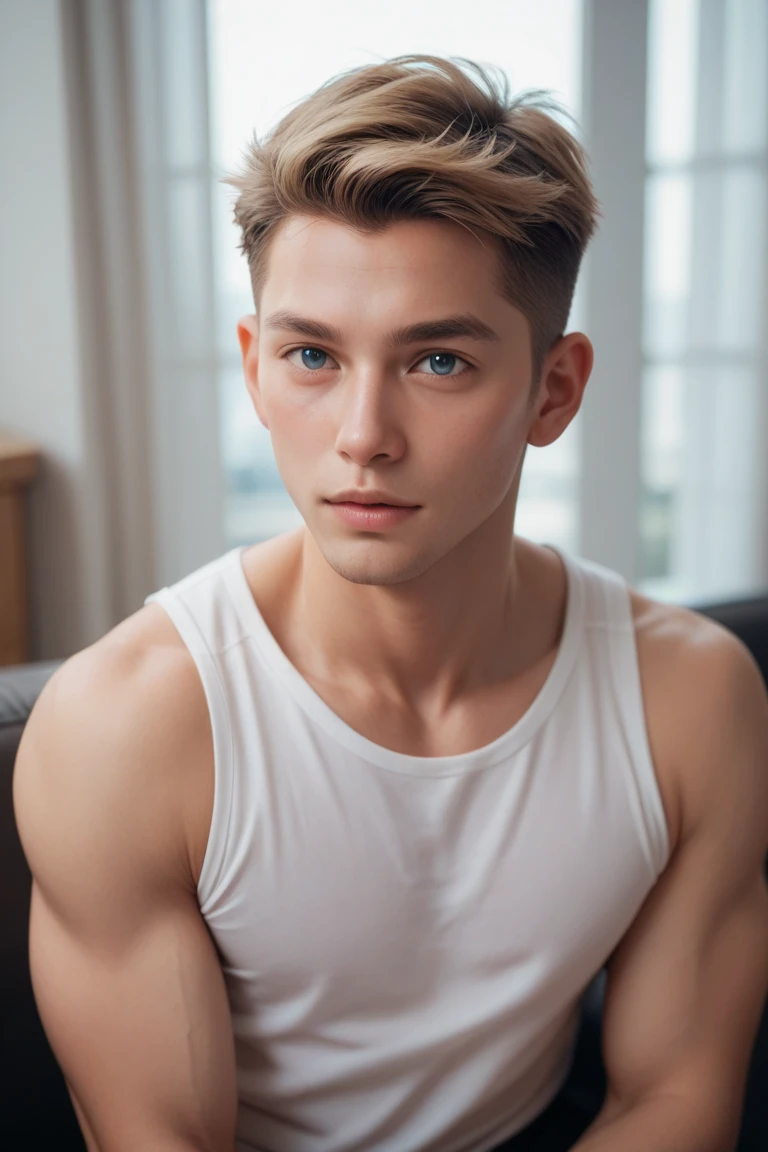 a handsome young man russian guy