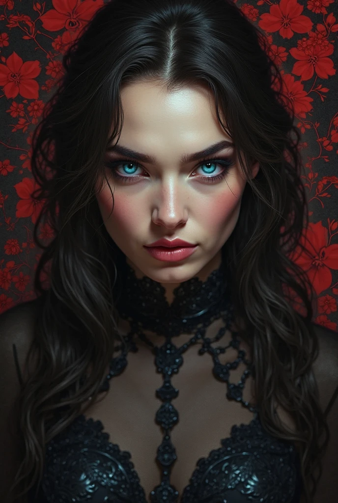 eroticism, sex (best quality,4k,8k,highres,masterpiece:1.2),ultra-detailed,(realistic,photorealistic,photo-realistic:1.37),intricate details,vivid colors,sharp focus,professional,Dave McKean artwork, oil touch of surrealism,oil painting style,portrait,woman,beautiful detailed eyes,beautiful detailed lips,dreamlike atmosphere,shadow play,soft lighting,playful pose,minimalist room,dark hues,ethereal background,fantasy elements,texture,layered composition.