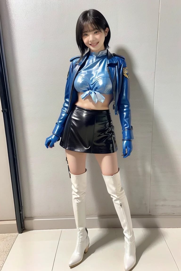 ((((7+girls)))), ((Group photo))))), ((All Blue Leather Fashion)))), (Masterpiece))))), (Highest Quality)))), ((16K)))), (Detailed Description))))), (High Contrast)))))), (Japan people), ((())), 18 years old, ( Boyish)))), ((((Erotic)))), (Wild))), (Super big breasts))))), (Looking at the camera), (Full body)), ((Blue hair)))))), (Riders Jacket)), (Leather pants)))), (Leather boots)))), ( Standing figure))))), ((((Professional Lighting))))), (Studio Lighting), (Tokyo)