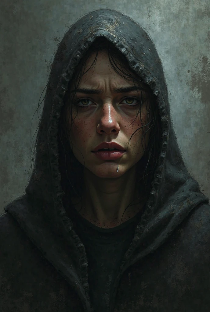 dark scene, long shot, close-up, a male cultist with black robes and a dark mask without face, in a dark place, dark and gross room, horror scene, darkness, terrific, bloody, dirty, dark mood