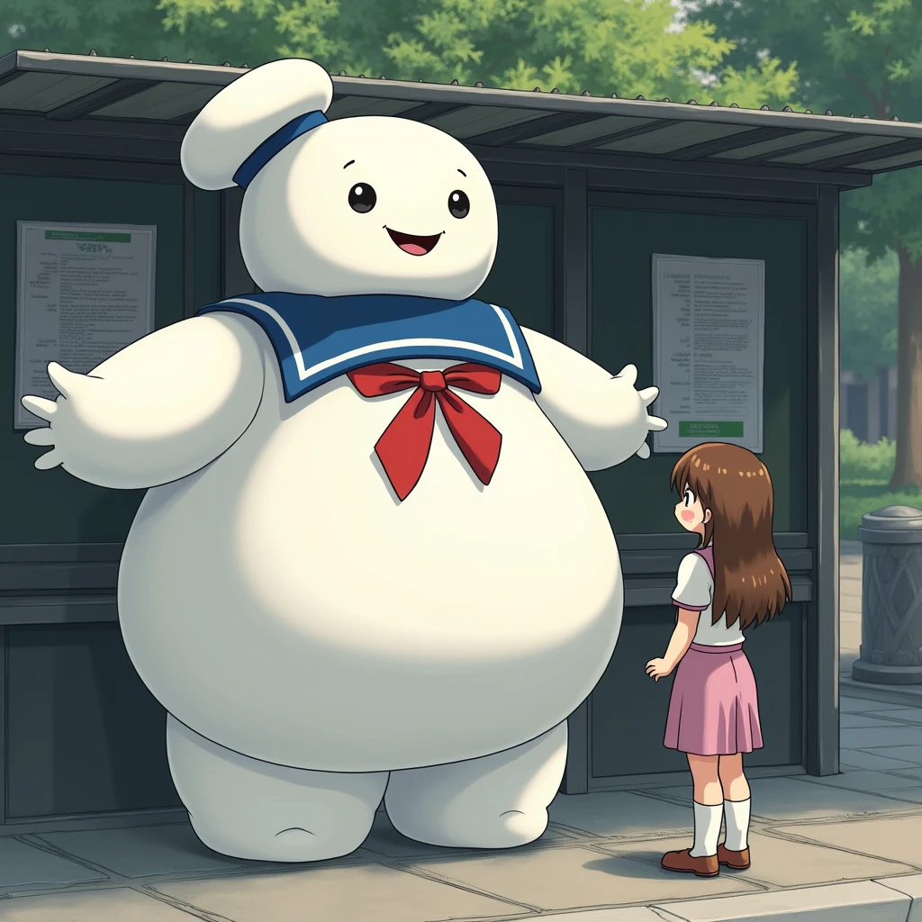 Mother turns into an inflatable object at the request of the child and the mother's body begins to inflate and grow fast