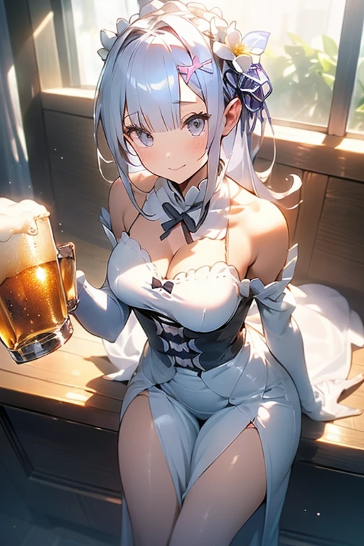 a masterpiece of,(perfect anatomia:1.4), best qualtiy, high_resolution, Fine details, highly detailed and beautiful, Distinct_image, (Two girls), ,(huge-breasted), (tits out),thighhigh