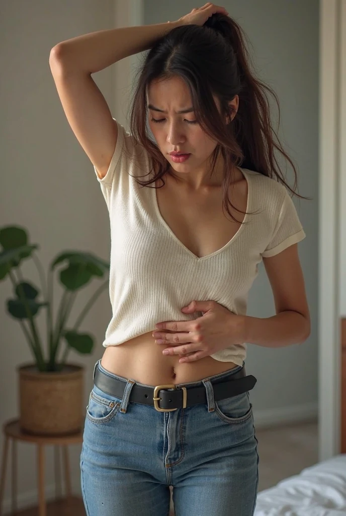 Woman indigestion