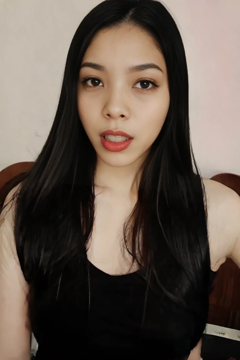 <lora:JGV5:1> alma, almaaraaa, javanese, girl, woman, young adult, 1girl, slim body, skinny, petite girl, bra cup size 32b, small boobs, small breast, small hips, black tanktop, perfect female body, lies supine, lustful, horny, sexy, sensual, pleasured, climaxed, orgasm, moan, bawdy, lewd, aroused