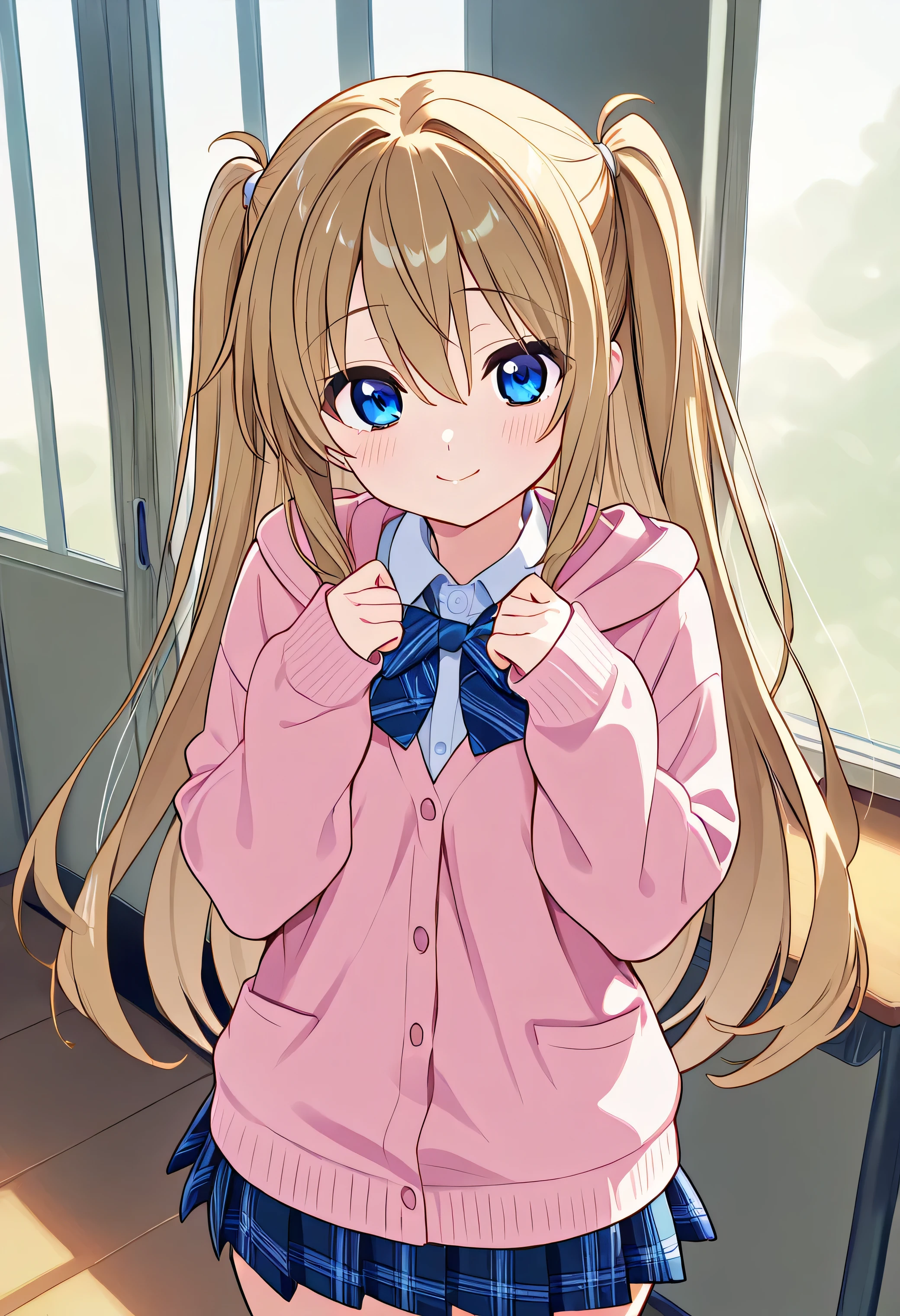 (色んなパンティーが見える)、「20歳のアニメ風の少女が、セーラー服を着て木の上から飛び降りる瞬間。足を伸ばし、バランスを取るように両手を広げ、ふわふわのスカートがふんわりと舞い上がる。低いアングルで見上げる視点からは、彼女のわずかに驚いたような表情や『ちゃんと受け止めてね?』と不安げに見下ろす瞳が映る。背景には揺れる緑の葉と、落ちる彼女の髪が風に乗って軽やかに舞う。」