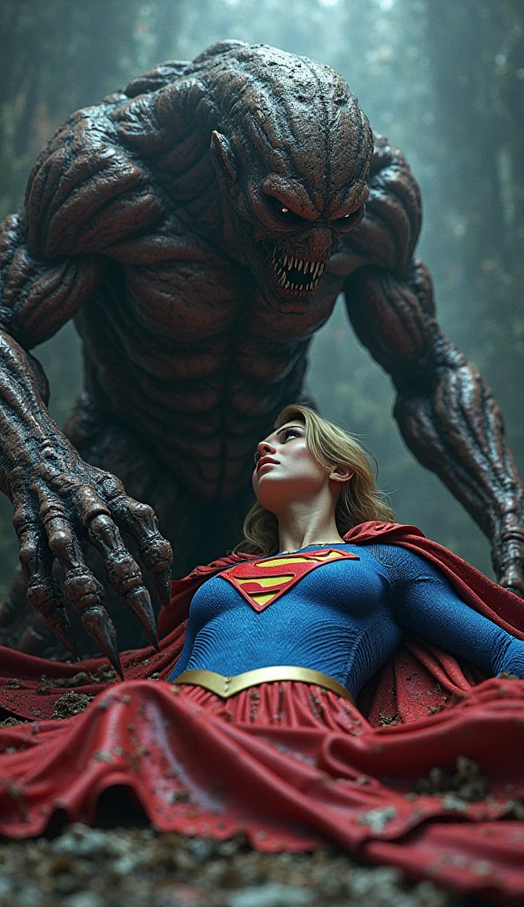Supergirl
Sasha Kaje
The supergirl costume was torn apart by a monster
Monsters are now supergirl costumes too