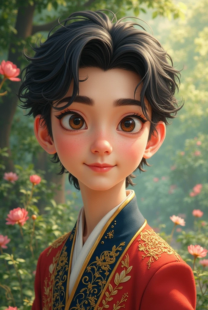 An 8-year-old little Qinglong,
Slender body shape,Pointy little nose,Friendly expression,green body,Large slightly blue wings spread and fly,happy,front,side,Multiple different perspectives--ar16:9