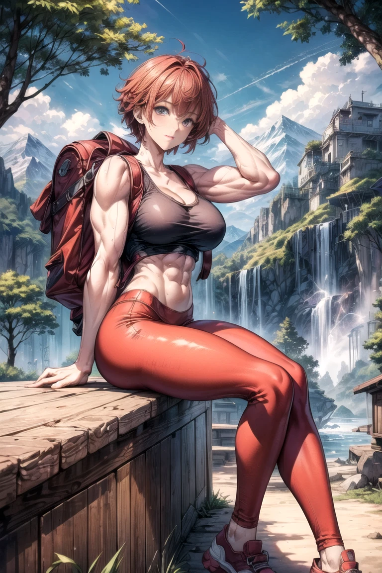 1 girl, (medium breasts))), (((wearing short bikini))), (pink hair), (((blue eyes))), Thin arms, (In the pool), (thin waist), ((( muscular legs))), muscular belly, (wearing a black high heel shoe), showing her big ass to me, (((full body photo))), (twintails), long eyes, Eye reflex, bad mood, anime, anime style, ray tracing, Brightness, drop shadow, Panorama, Sony FE, 8k, UDisk, artwork, accurate, anatomically correct, super detail, best quality, Ultra high resolution, hard drive, 16k