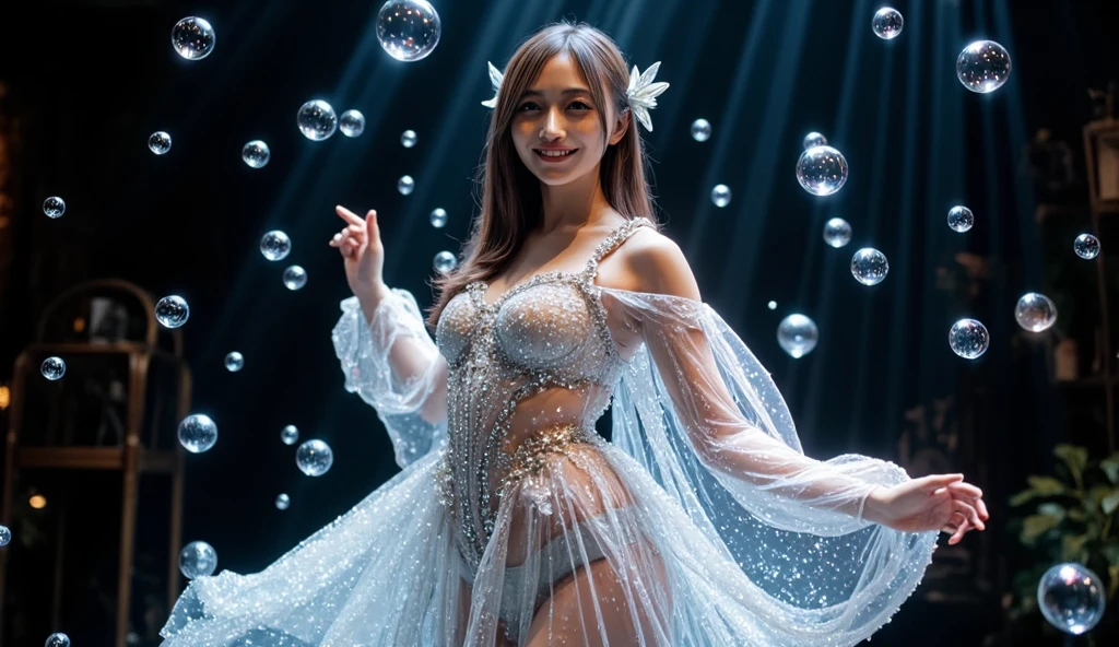 (highest quality,8K,High resolution:1.2),(美newリアルなアジア人:1.4)、(cute japanese girl:1.4),(huge breasts:1.21),(glamorous)、(perfect anatomy、美new手足、silk high leg、Transparency),feather、great messenger、god々new 、artistic background、spiral、Spiritual Light、null、border、valley、sexy pose、spirit world、professional painting、(美new絵画:1.15), a ray of light、aura、important culture、national treasures、snow、winter scenery、(Dance of the Heavenly Lady),伝説のsnow女、The Girl Who Travels Through Time