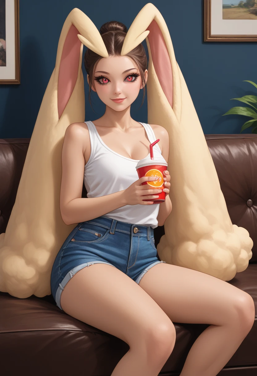 rabbit anthropomorphic sexy bunny girl whole body