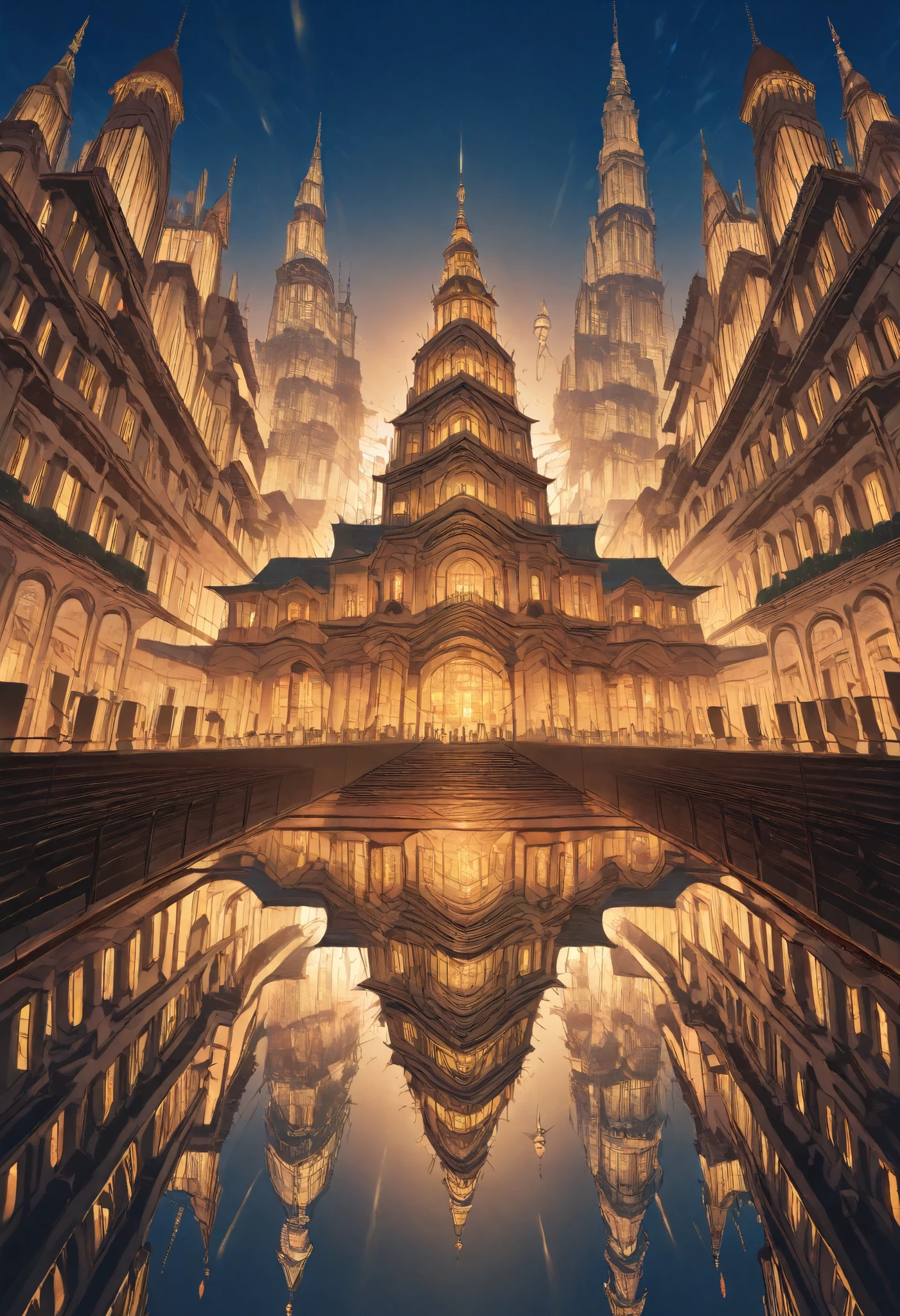 National Scenery, Buildings and structures in Yudana, Elegant Pavilions, Exquisite Structures, beautiful decorations, Official Masterpiece Art, delicate details, Dramatic Light and Shadow, rich colors, realistic like the picture, 4K High Resolution, Ultra-Precise Oil Paintings Full of Details, professional quality with a focus on panty, Vibrant and Vibrant, sophisticated style