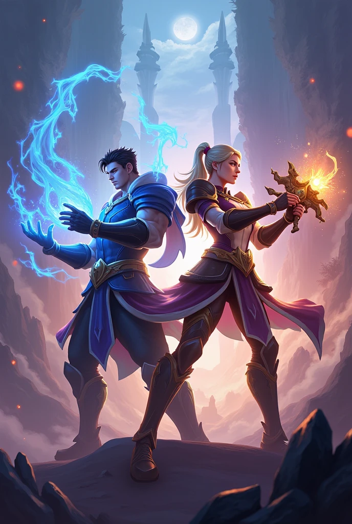 Jonson from Mobile Legends Bang Bang with Odetta