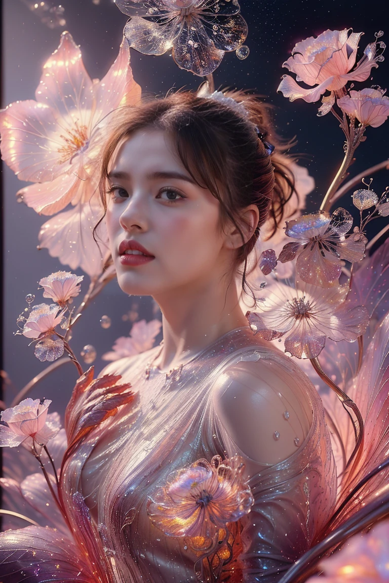 (Expression of ecstasy:1.2), From Side, Photorealistic, Official art, Unity 8k wallpapr, 8K Portrait, Best Quality, Very high resolution, (Incredibly beautiful nature background:1.6), One girl, One beautiful teenage italian girl, sixteen years old, Obscene, (Sexy and glamorous:1.1), (A coquettish expression:1.6), (small breasts with raised pink areolas,,,,,,,,,,,:1.6), Vulgarity, (seductively smiling:1.2), (full body1.0), (erotic posing:1.5), (Magic Attack Pose:1.6),(magical effects like sparkles or energy:1.5), (Electric shock from hands:1.1), (Detailed blue bodysuit with beautiful fractal or marble design:1.5), (Beautiful and d delicate ruby, topaz, emerald and sapphire jewelry:1.45),  Beautiful seductive face, Portrait, (Thick eyebrows:1.2), (Big purple eyes:1.2), Beautiful eyes with fine symmetry, (Ultra detailed eyes:1.4), (High resolution eyes:1.1), Intimate face, (ultra detailed skin texture:1.4), White skin, pale skin, Perfect Anatomy, Thin, (Beautiful toned body:1.1), Hair Bow, (Moist skin:1.1), full of sweat, No makeup, dark circles, Good anatomy, Focus Face, Good looking ing, (Emilia Clark:0.6)  (Emma watson:0.3),(Jennifer Connelly:0.4), (sensual face:1.5), Elegant face, Nice, Dolce, Cyberpunk Sci-Fi, (Gauntlets with intricate and beautiful designs:1.2), Blurred background, Blurred foreground, depth of fields, (Motion Blur:1.1), Complex and colorful biomechanical bodysuit, Zentangle, mandalas, Entangled,  (Small breasts:1.2), Sheer breast, (Beautiful :1.2), (NSFW:1.2), large hips, drivel,  Juice stain, grabbing on breasts,