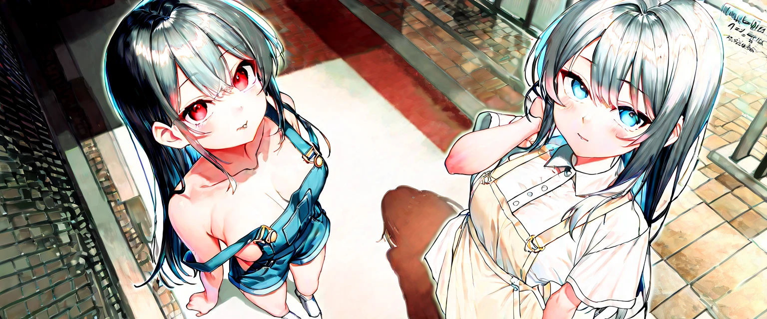 Innocent, shy, innocent face, blushing extremely, red face, covering breasts and pulling up bikini bottom, standing, in underwear, shower, bikini, masterpiece, highest quality