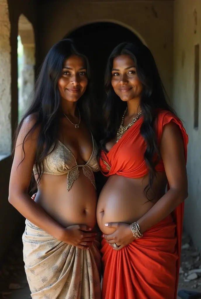 Pregnant Topless pink thong wearing aroused horny beautiful happy young Indian girl vs Giant black anaconda monster wrapped around her body squeezing her in coiled embrace cuddling and kissing sexual erotic bestiality sex realistic in the rainforest full body, best quality wet