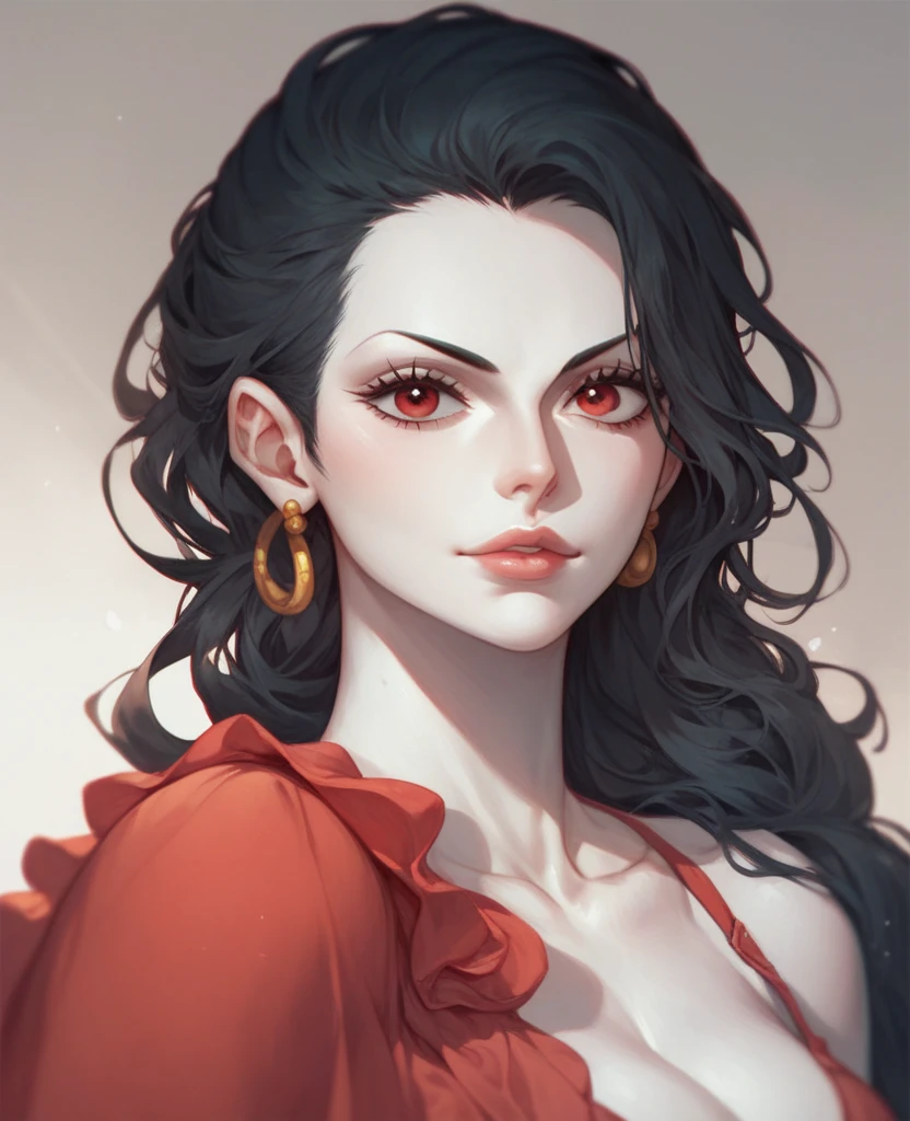 end, huge breasts, Collections, seeing the user, hair arrangem, neckline, smile