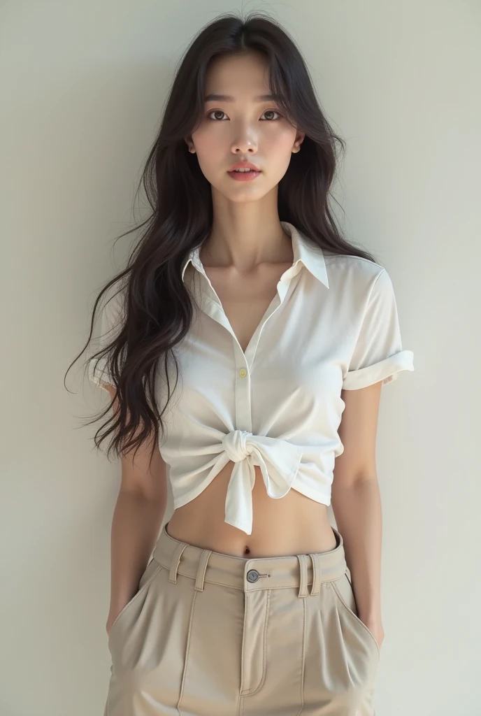 Hot school girl tight shirt